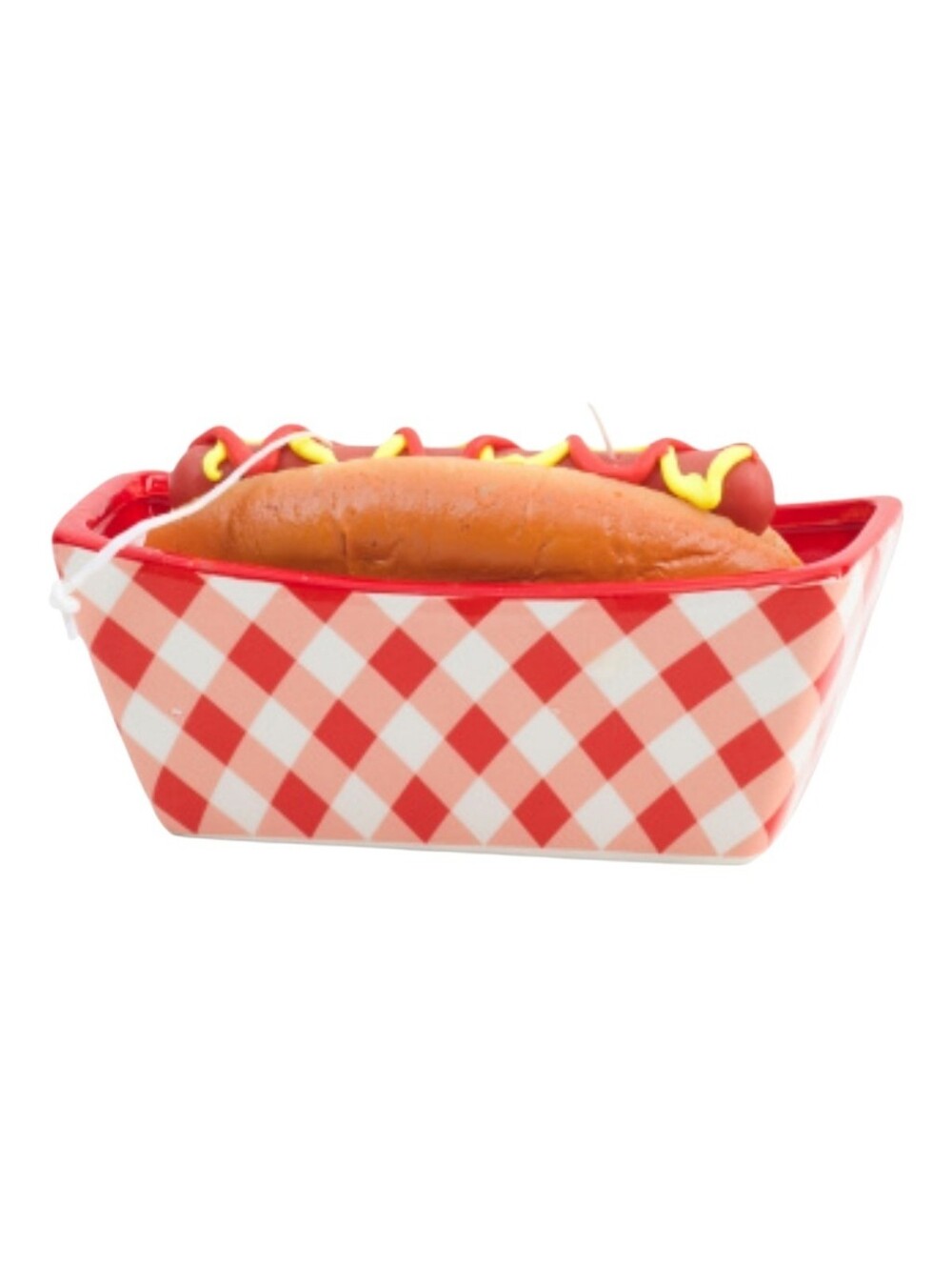 Hot Dog in a Bun BBQ Picnic Wax Candle